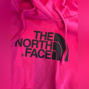 Th North Face women’s pink hoodie